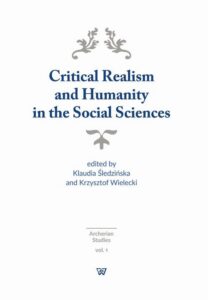 Okładka: Critical Realism and Humanity in the Social Sciences
