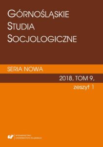 Okładka: Górnośląskie Studia Socjologiczne. Seria Nowa 2018, T. 9, z. 1