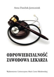 Okładka: Odpowiedzialność zawodowa lekarza