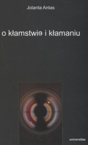 Okładka: O kłamstwie i kłamaniu