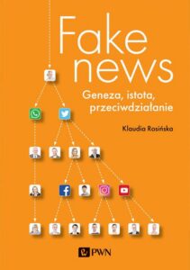 Okładka: Fake news. Geneza, istota, przeciwdziałanie