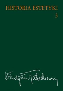 Okładka: Historia estetyki, t.3