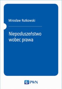 Okładka: Nieposłuszeństwo wobec prawa