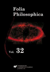 Okładka: Folia Philosophica. T. 32