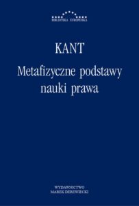 Okładka: Metafizyczne podstawy nauki prawa