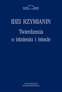 Okładka: Twierdzenia o istnieniu i istocie