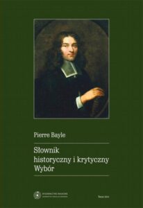 Okładka: Słownik historyczny i krytyczny. Wybór