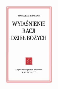 Okładka: Wyjaśnienie racji dzieł Bożych