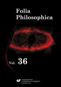 Okładka: Folia Philosophica. Vol. 36