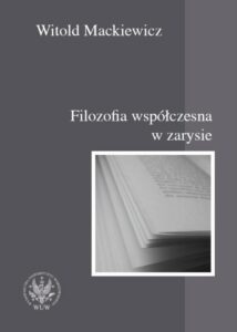 Okładka: Filozofia współczesna w zarysie