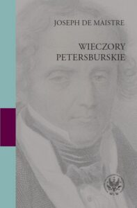 Okładka: Wieczory petersburskie. O doczesnym panowaniu Opatrzności