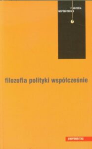 Okładka: Filozofia polityki współcześnie