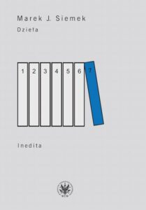 Okładka: Dzieła. Tom 7. Inedita