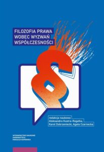 Okładka: Filozofia prawa wobec wyzwań współczesności
