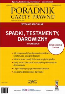 Okładka: Spadki, testamenty, darowizny po zmianach