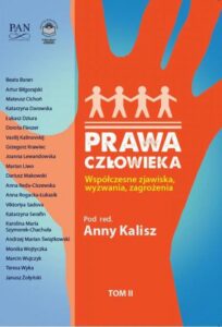 Okładka: Prawa człowieka. Współczesne zjawiska, wyzwania, zagrożenia Tom II