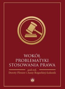 Okładka: Wokół problematyki stosowania prawa