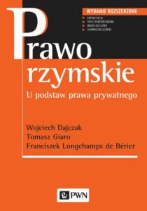 Okładka: Prawo rzymskie. U podstaw prawa prywatnego