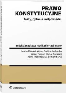 Okładka: Prawo konstytucyjne. Testy, pytania i odpowiedzi
