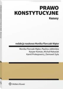 Okładka: Prawo konstytucyjne. Kazusy