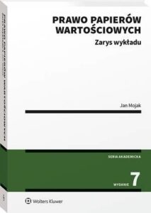 Okładka: Prawo papierów wartościowych. Zarys wykładu