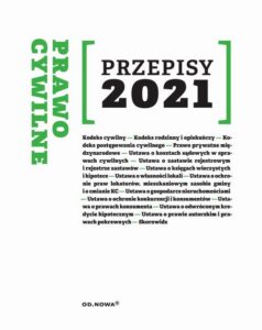 Okładka: Prawo Cywilne Przepisy 2021