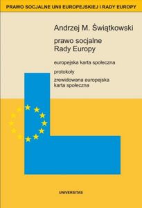Okładka: Prawo socjalne rady europy