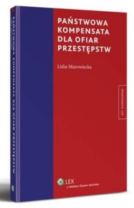 Okładka: Państwowa kompensata dla ofiar przestępstw