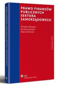 Okładka: Prawo finansów publicznych sektora samorządowego