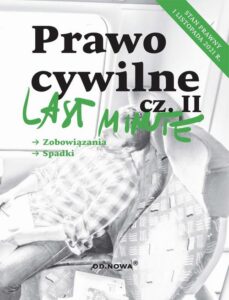 Okładka: Last Minute Prawo cywilne cz.II listopad 2021