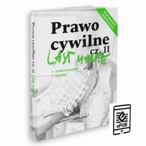 Okładka: Last Minute Prawo cywilne cz.II