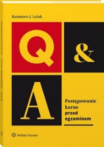 Okładka: Postępowanie karne. Przed egzaminem