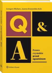 Okładka: Prawo rzymskie. Przed egzaminem