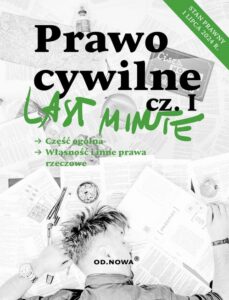 Okładka: Last minute. Prawo cywilne cz1