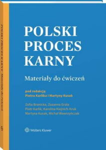 Okładka: Polski proces karny. Materiały do ćwiczeń