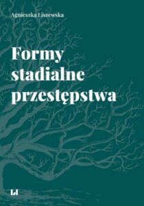 Okładka: Formy stadialne przestępstwa