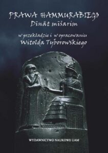 Okładka: Prawa Hammurabiego. Dinat musarim.