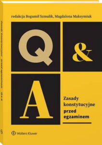 Okładka: Zasady konstytucyjne. Przed egzaminem