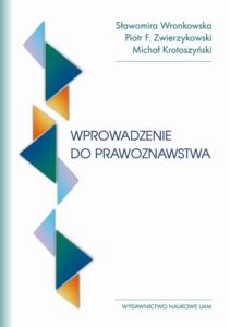 Okładka: Wprowadzenie do prawoznawstwa
