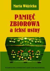 Okładka: Pamięć zbiorowa a tekst ustny