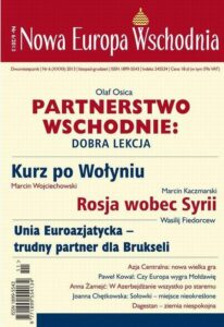 Okładka: Nowa Europa Wschodnia 6/2013. Partnerstwo wschodnie