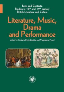 Okładka: Literature, Music, Drama and Performance