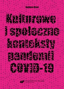Okładka: Kulturowe i społeczne konteksty pandemii COVID-19