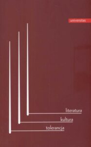 Okładka: Literatura Kultura Tolerancja