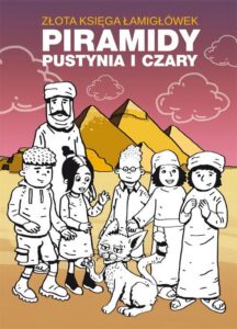 Okładka: Złota księga łamigłówek Piramidy pustynia i czary