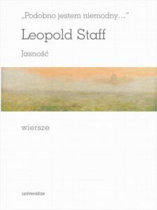 Okładka: Podobno jestem niemodny Jasność Wiersze