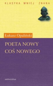 Okładka: Poeta nowy. Coś nowego