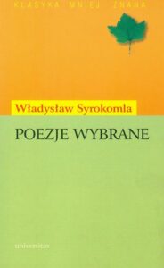 Okładka: Poezje wybrane (Władysław Syrokomla)