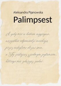 Okładka: Palimpsest