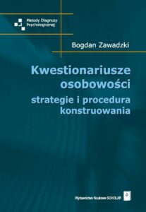 Okładka: Kwestionariusze osobowości. Strategie i procedura konstruowania